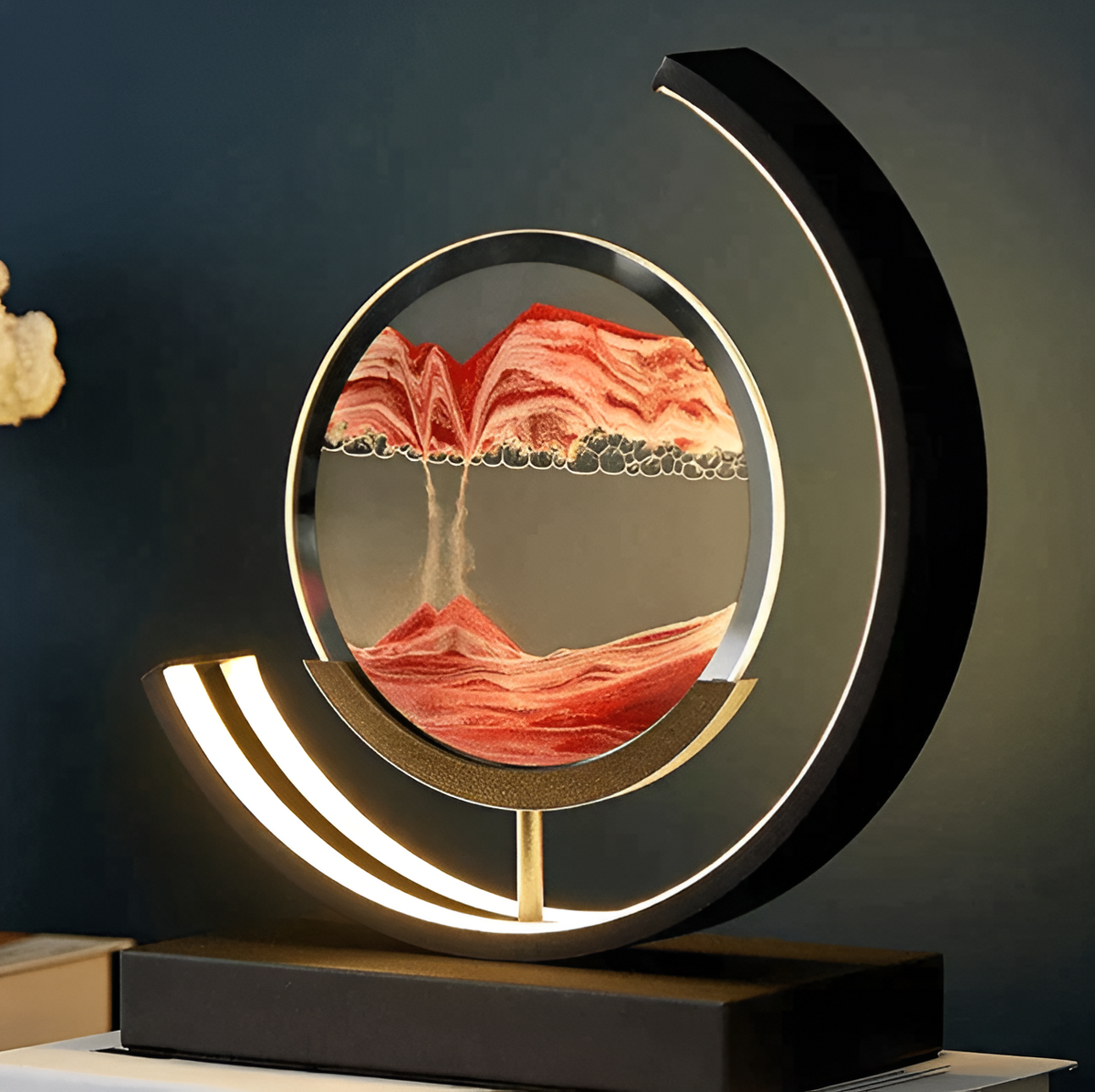 SandLuxe – Lampada da tavolo dimmerabile in sabbia con telecomando
