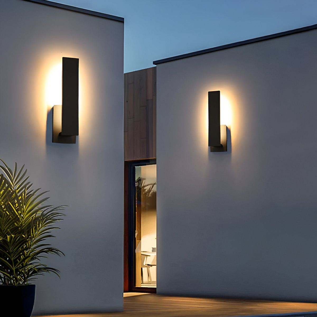 Lumivo – Lampada da esterno minimalista in alluminio per facciate moderne