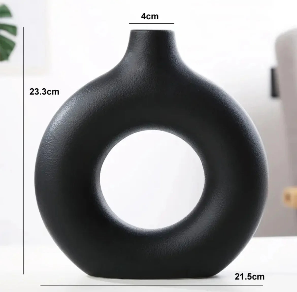 Serenitas - Stijlvolle Glazen Vaas voor een Harmonieus Interieur