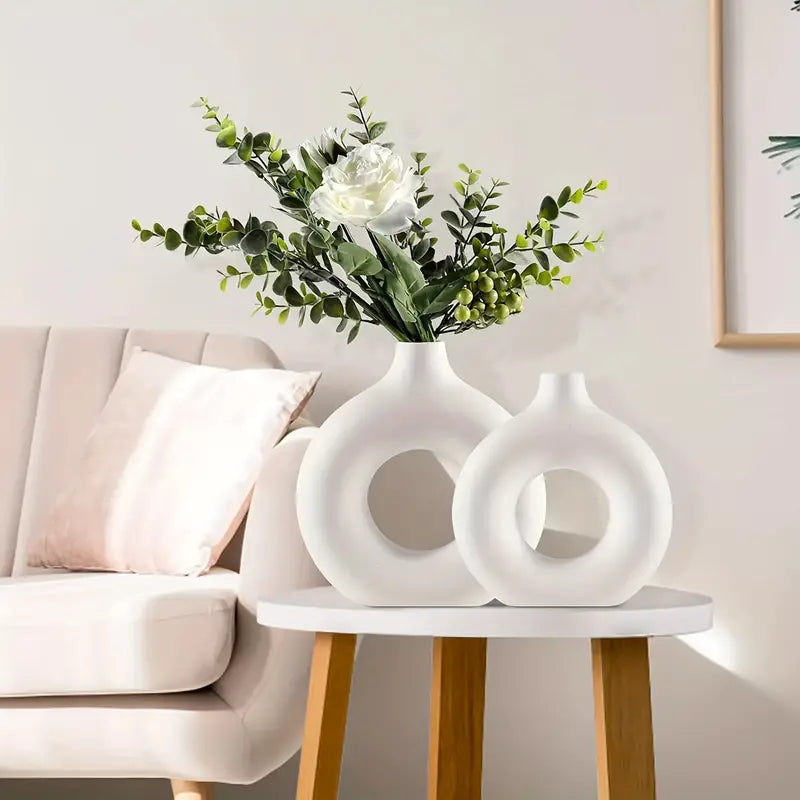 Serenitas - Stijlvolle Glazen Vaas voor een Harmonieus Interieur