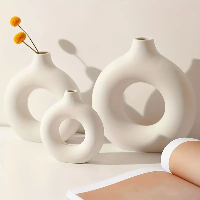 Serenitas - Stijlvolle Glazen Vaas voor een Harmonieus Interieur