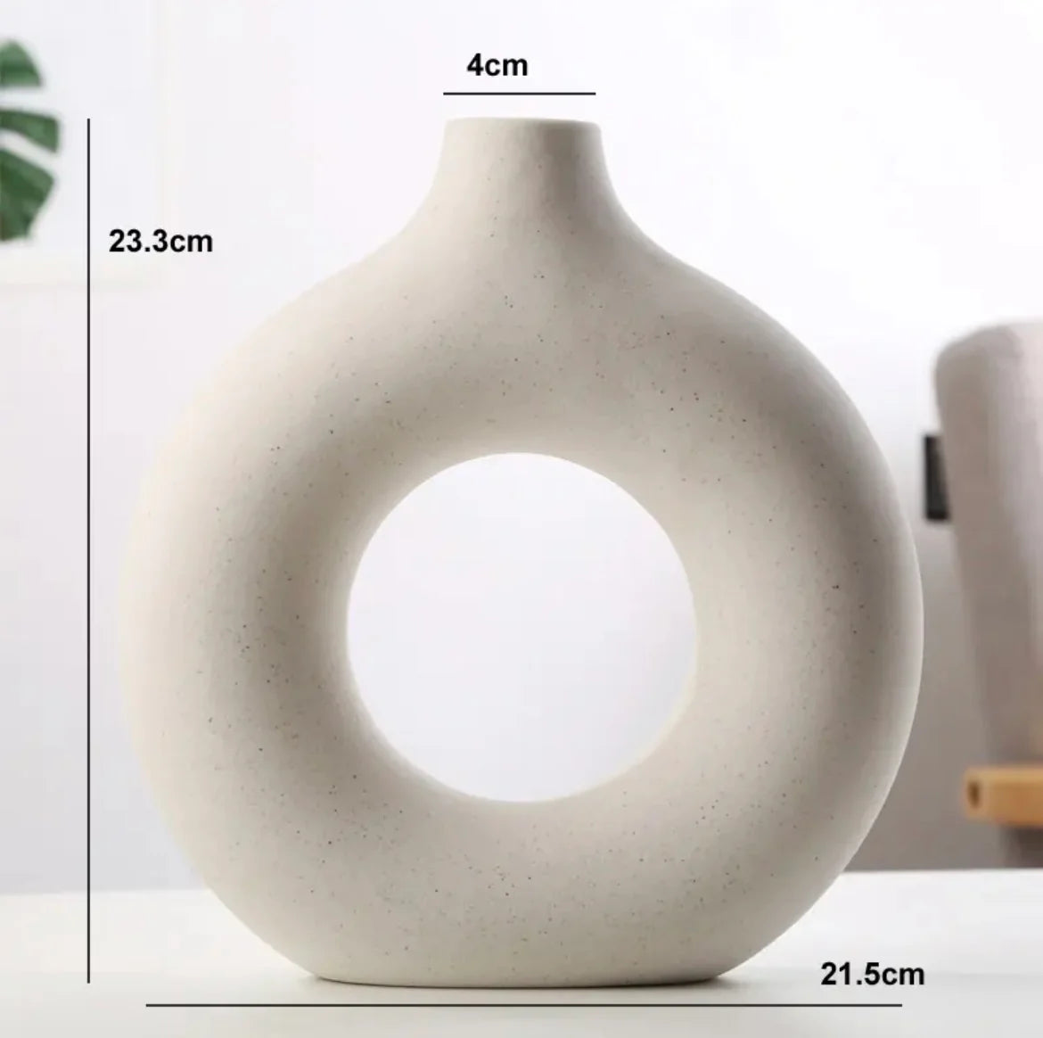 Serenitas - Stijlvolle Glazen Vaas voor een Harmonieus Interieur