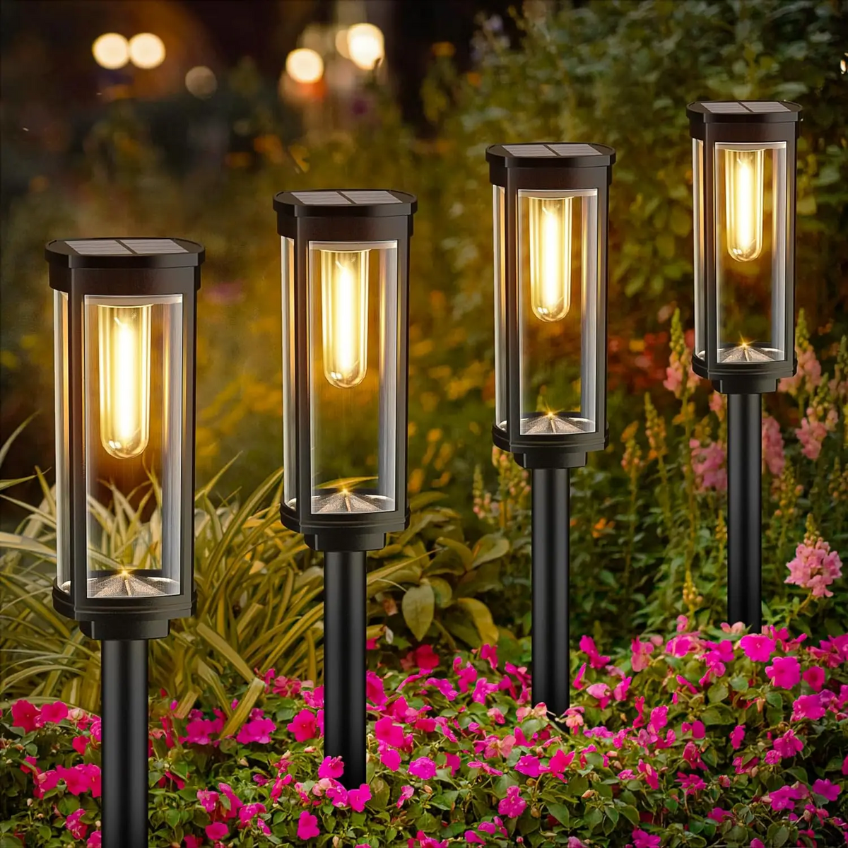 Solvena – Elegante lampada solare da esterno per un'atmosfera calda
