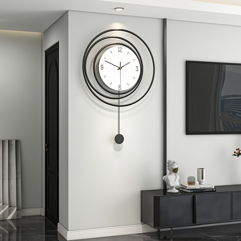 Varos – Grande orologio da parete metallico minimalista