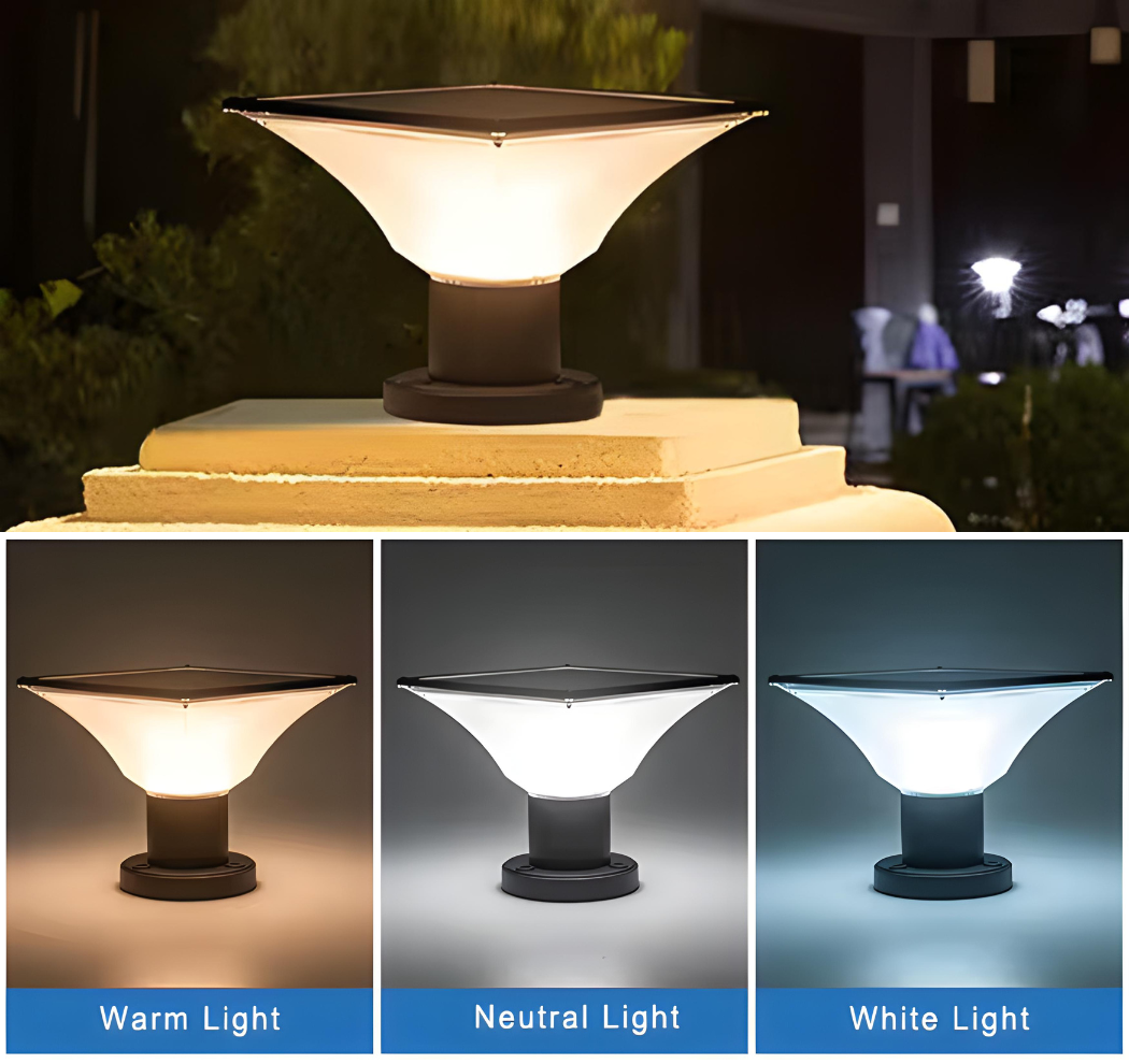 Vivora – Lampada solare da esterno moderna per un giardino accogliente