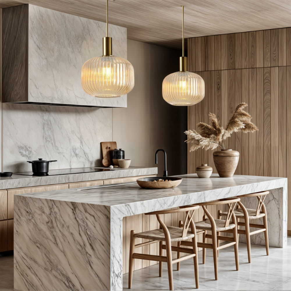Lumira - Hanglamp van gekleurd glas voor een stijlvolle sfeer