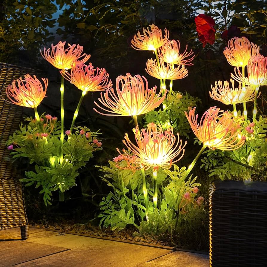 Floriva – Magische solar buitenlamp met feeërieke bloemen