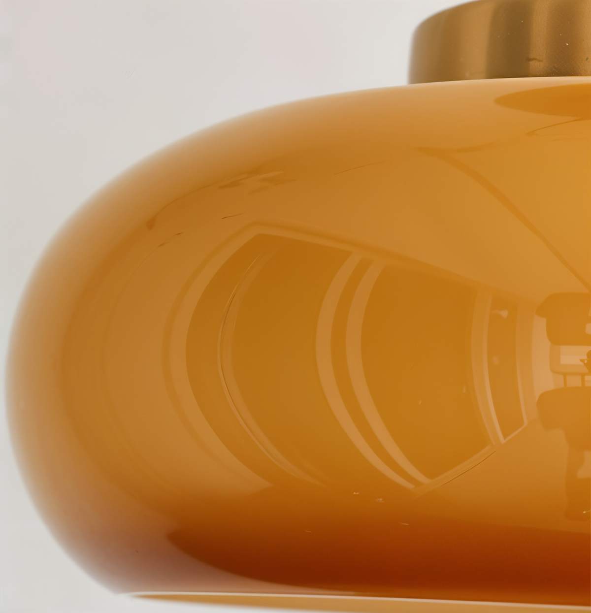 Lymia - Retro gele plafondlamp voor een design touch