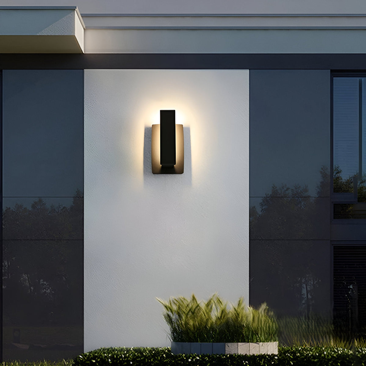 Lumivo – Lampada da esterno minimalista in alluminio per facciate moderne