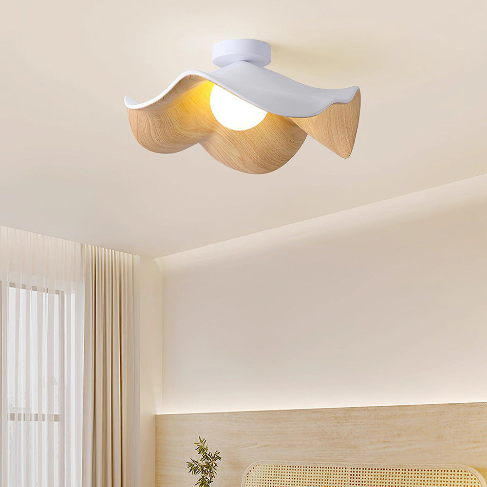 Lumora – Lampada da soffitto in legno con tocco scandinavo