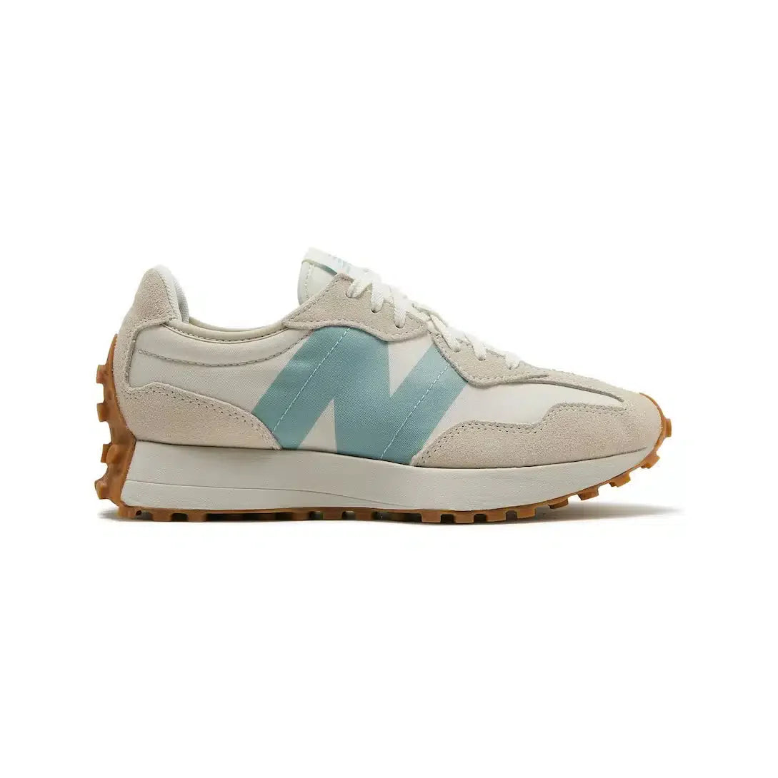 New Balance 327 sneakers da donna – azzurro chiaro e beige, stile casual retrò