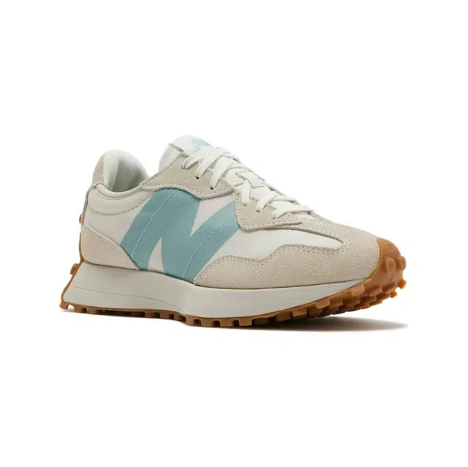 New Balance 327 sneakers da donna – azzurro chiaro e beige, stile casual retrò