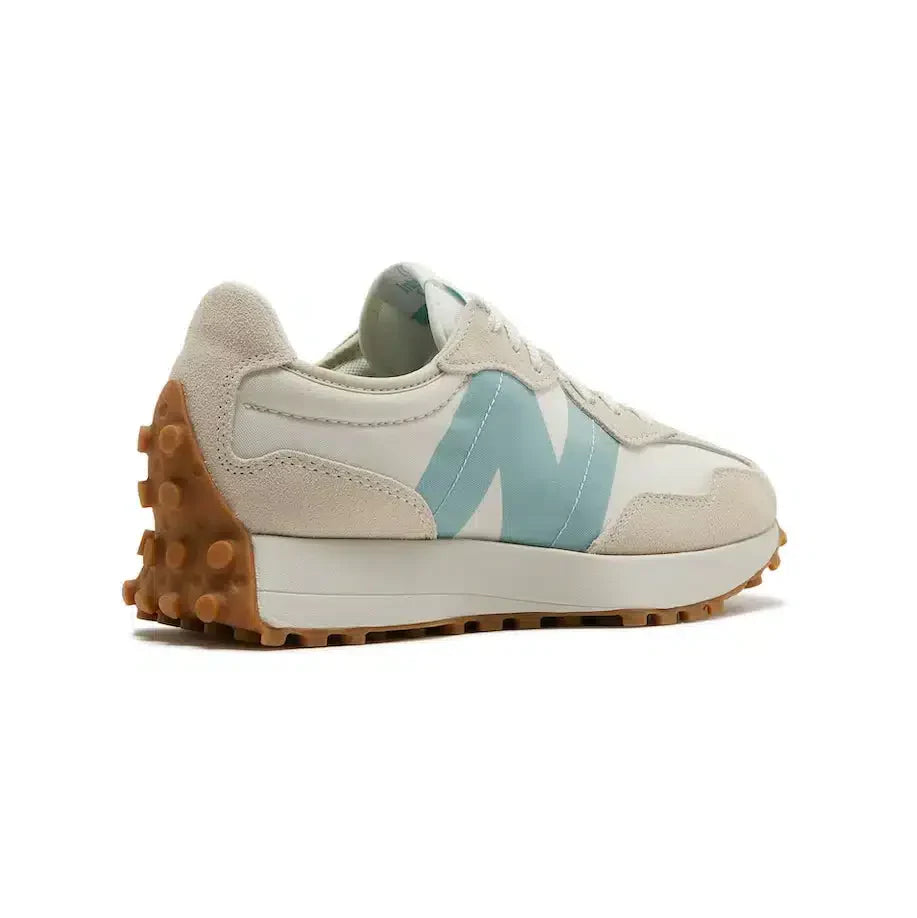 New Balance 327 sneakers da donna – azzurro chiaro e beige, stile casual retrò
