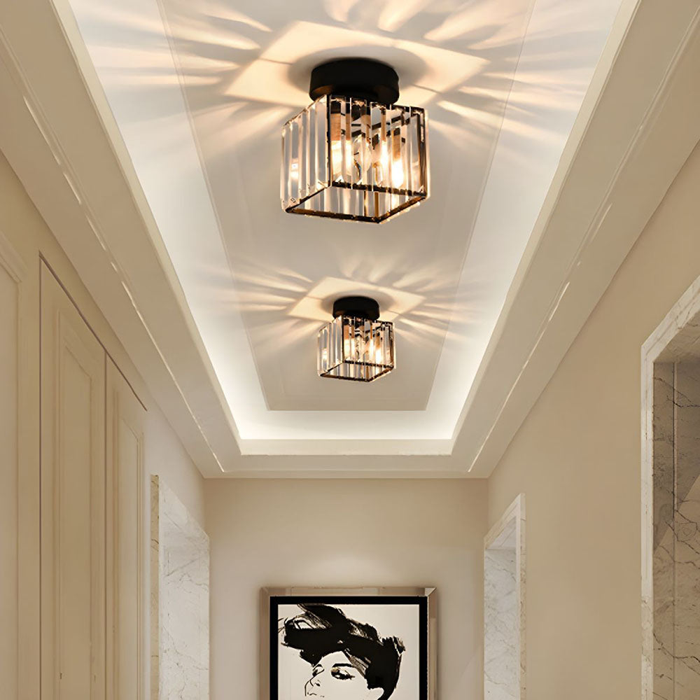 Nox – Zwarte moderne plafondlamp met strak design