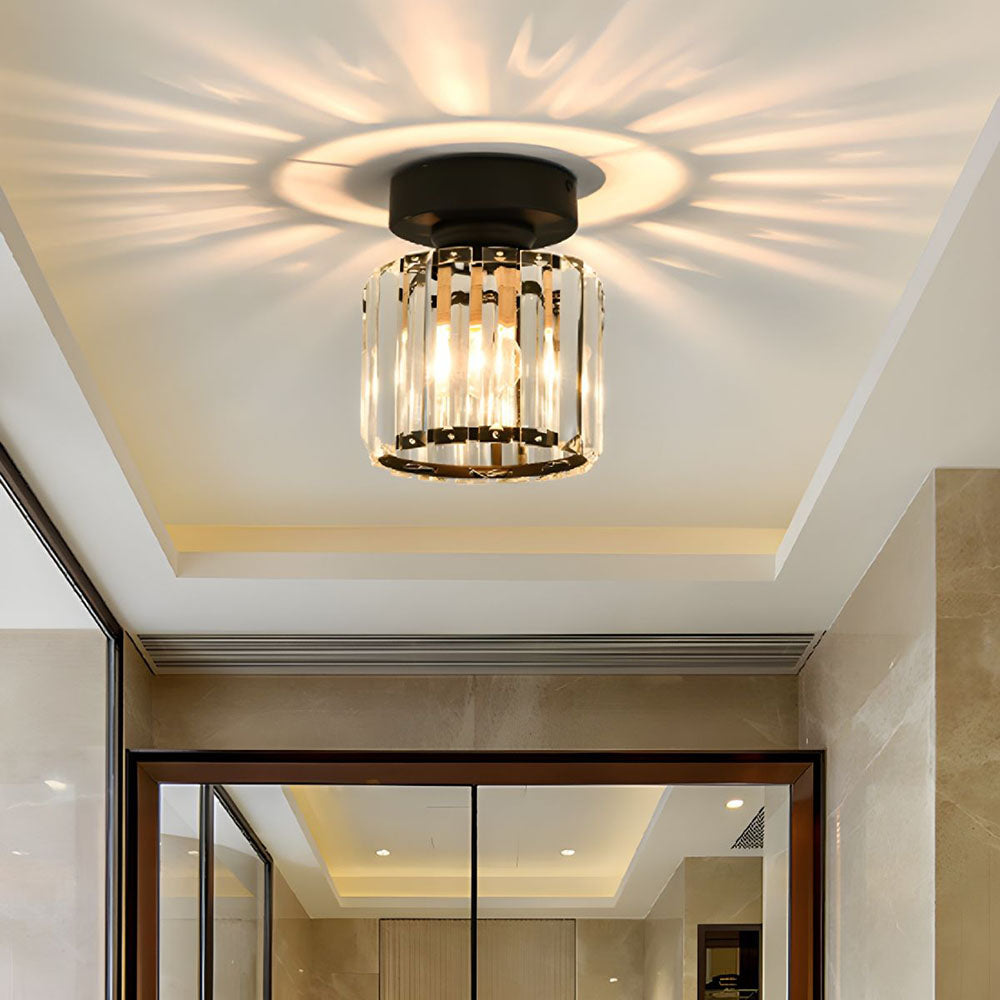 Nox – Zwarte moderne plafondlamp met strak design