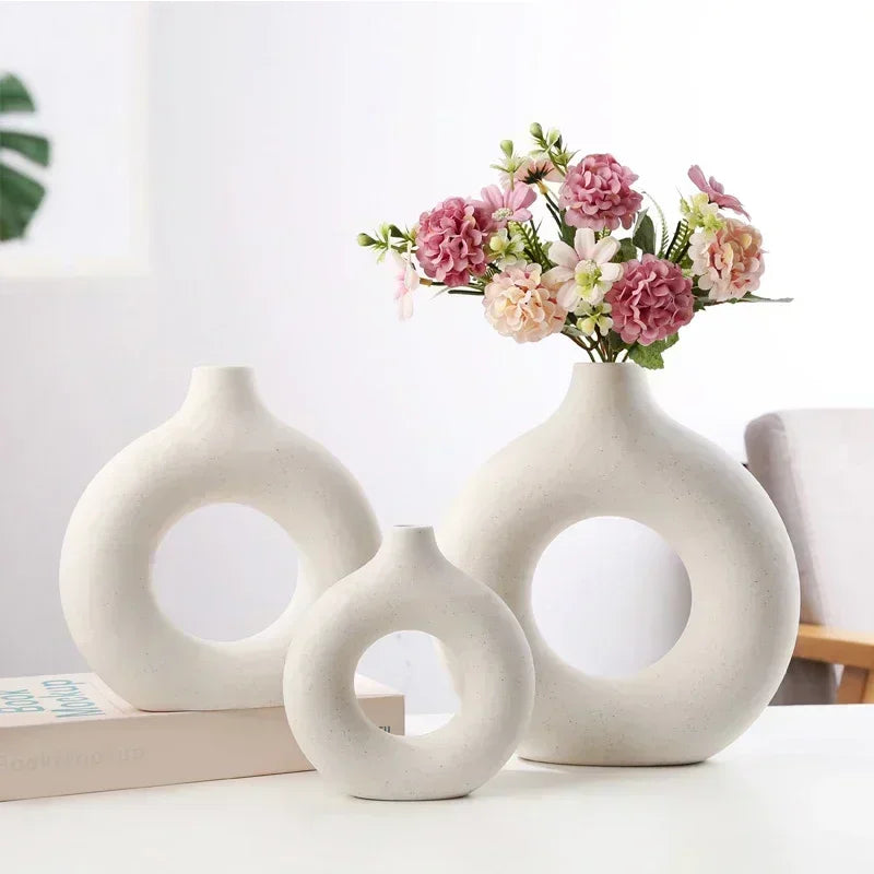 Serenitas - Stijlvolle Glazen Vaas voor een Harmonieus Interieur
