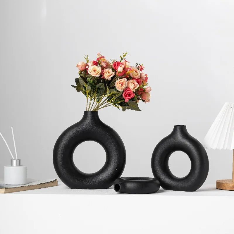 Serenitas - Stijlvolle Glazen Vaas voor een Harmonieus Interieur