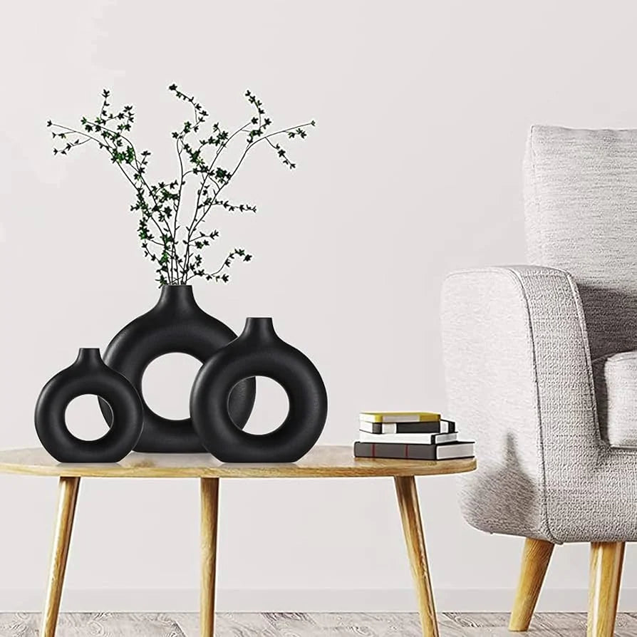 Serenitas - Stijlvolle Glazen Vaas voor een Harmonieus Interieur