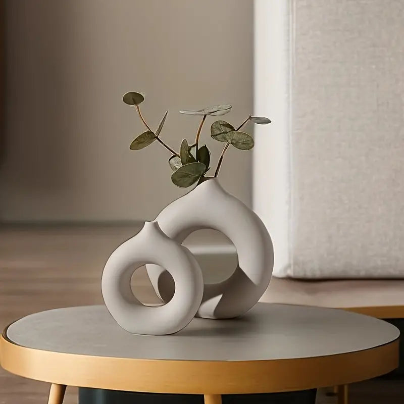 Serenitas - Stijlvolle Glazen Vaas voor een Harmonieus Interieur