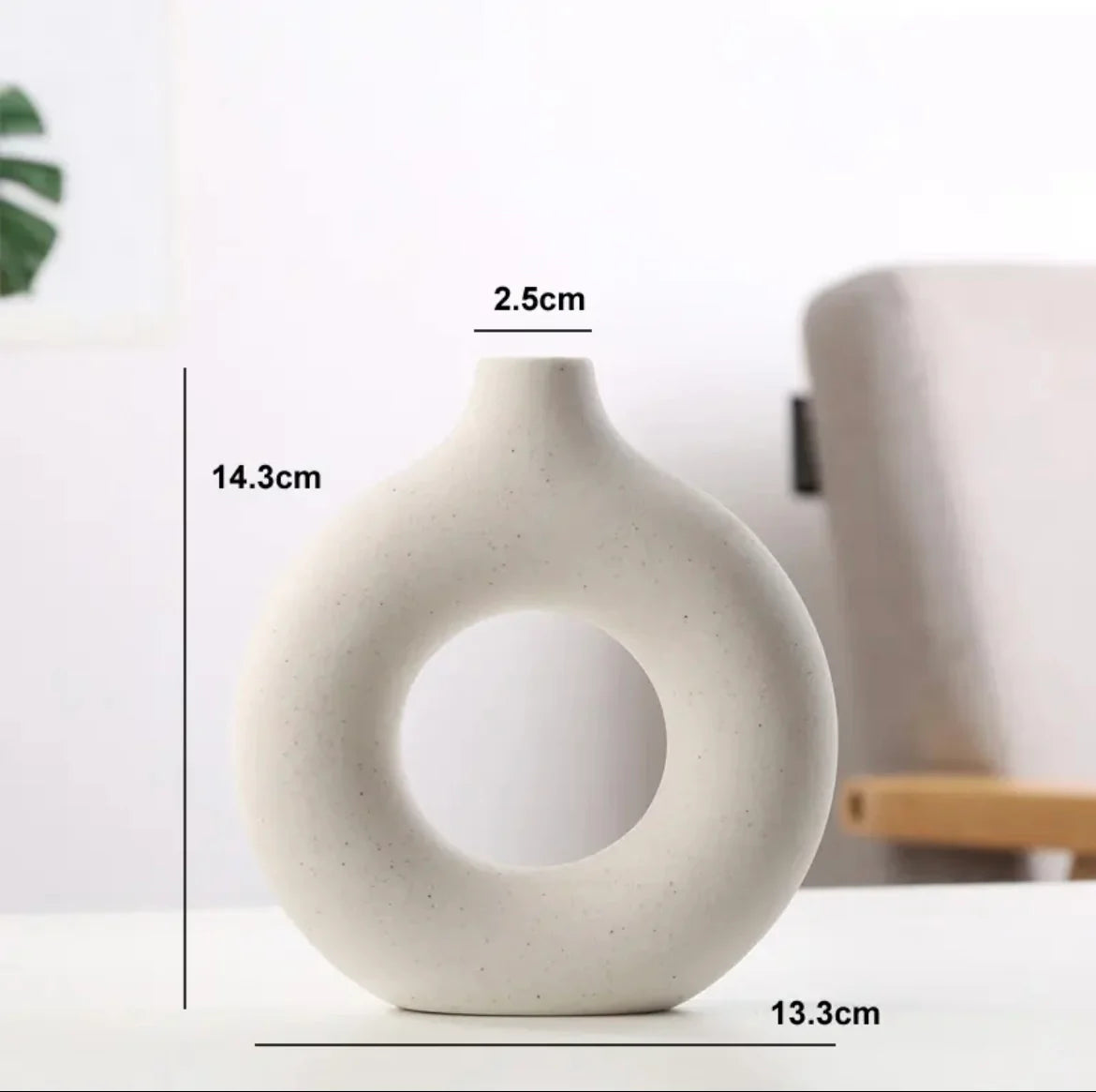 Serenitas - Stijlvolle Glazen Vaas voor een Harmonieus Interieur