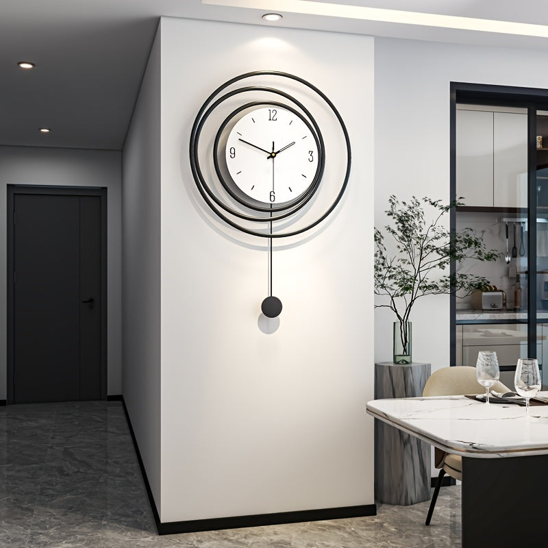 Varos – Grande orologio da parete metallico minimalista