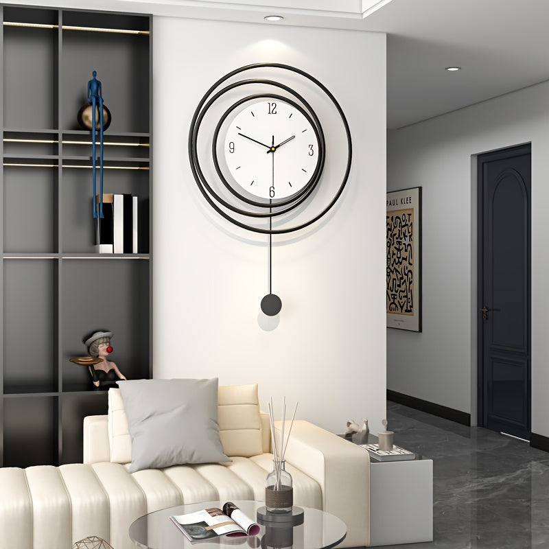 Varos – Grande orologio da parete metallico minimalista